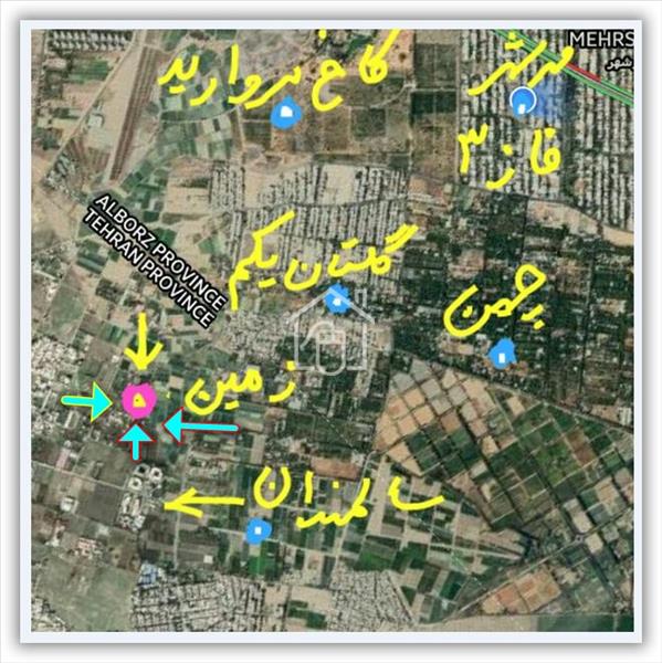 فروش باغ ویلا 5000 متری در مهرشهر کرج